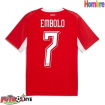 Camiseta Suiza Breel Embolo #7 Primera Equipación Mundial 2026 manga corta